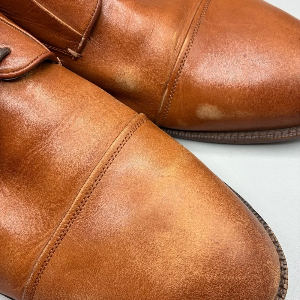 Cole Haan Grand 2.0 Harrison Men’s 14 M Chestnut Derby Cap Toe Oxford C32796